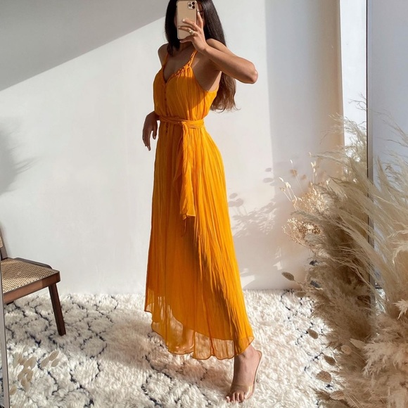 LAST 1 🔥NWT ZARA Limited Edition Slik Blend Dress - Picture 7 of 11